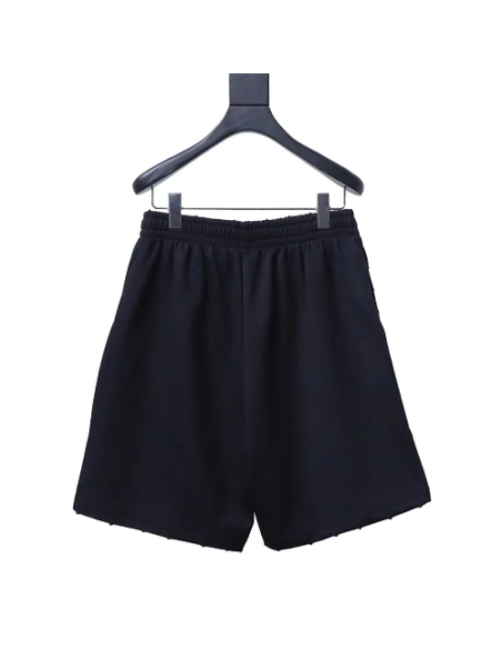 Balenciaga Spray-Paint Letter Drawstring Shorts,Balenciaga Shorts,Shorts,CLOTHES