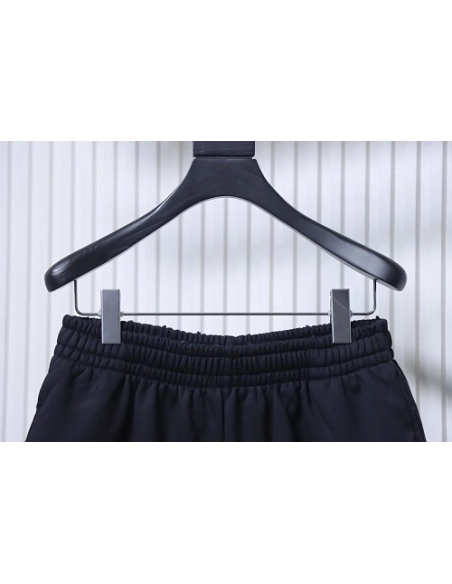 Balenciaga Spray-Paint Letter Drawstring Shorts,Balenciaga Shorts,Shorts,CLOTHES