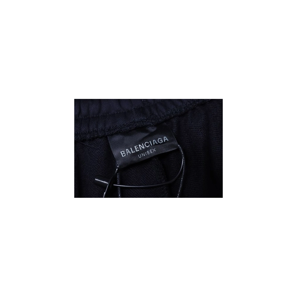 Balenciaga Spray-Paint Letter Drawstring Shorts,Balenciaga Shorts,Shorts,CLOTHES