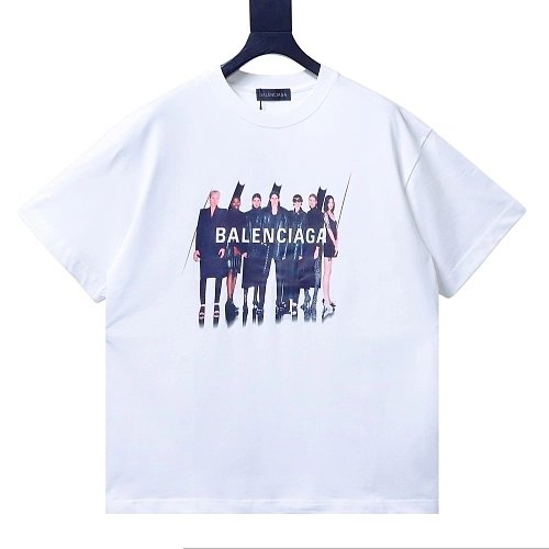 Balenciaga All-Star Portrait Print T-Shirt White,Balenciaga T-Shirts,T-Shirts,CLOTHES