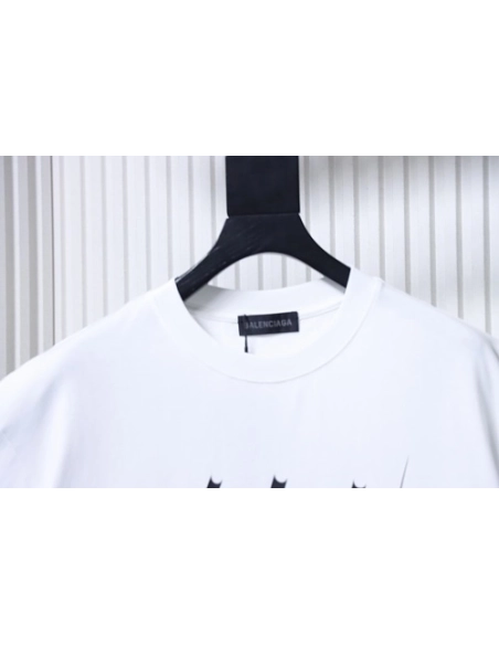 Balenciaga All-Star Portrait Print T-Shirt White,Balenciaga T-Shirts,T-Shirts,CLOTHES