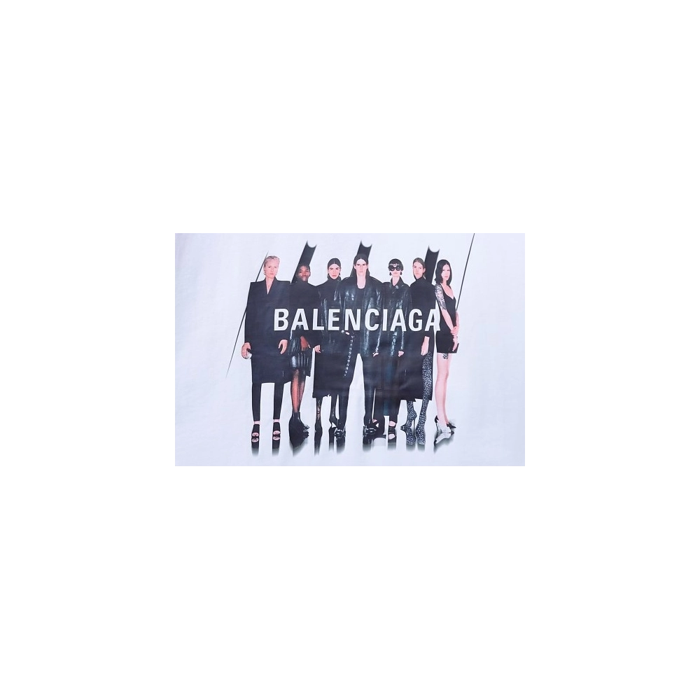 Balenciaga All-Star Portrait Print T-Shirt White,Balenciaga T-Shirts,T-Shirts,CLOTHES