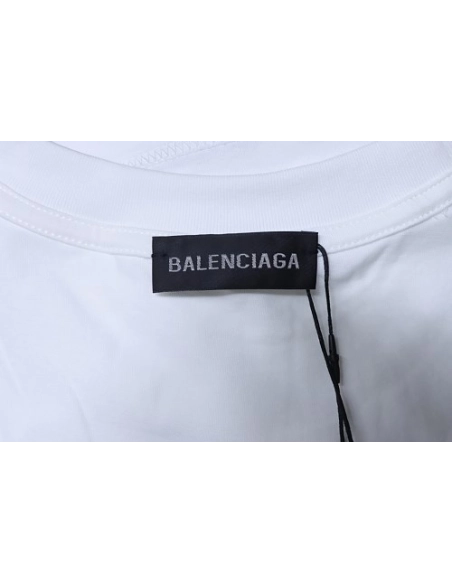 Balenciaga All-Star Portrait Print T-Shirt White,Balenciaga T-Shirts,T-Shirts,CLOTHES