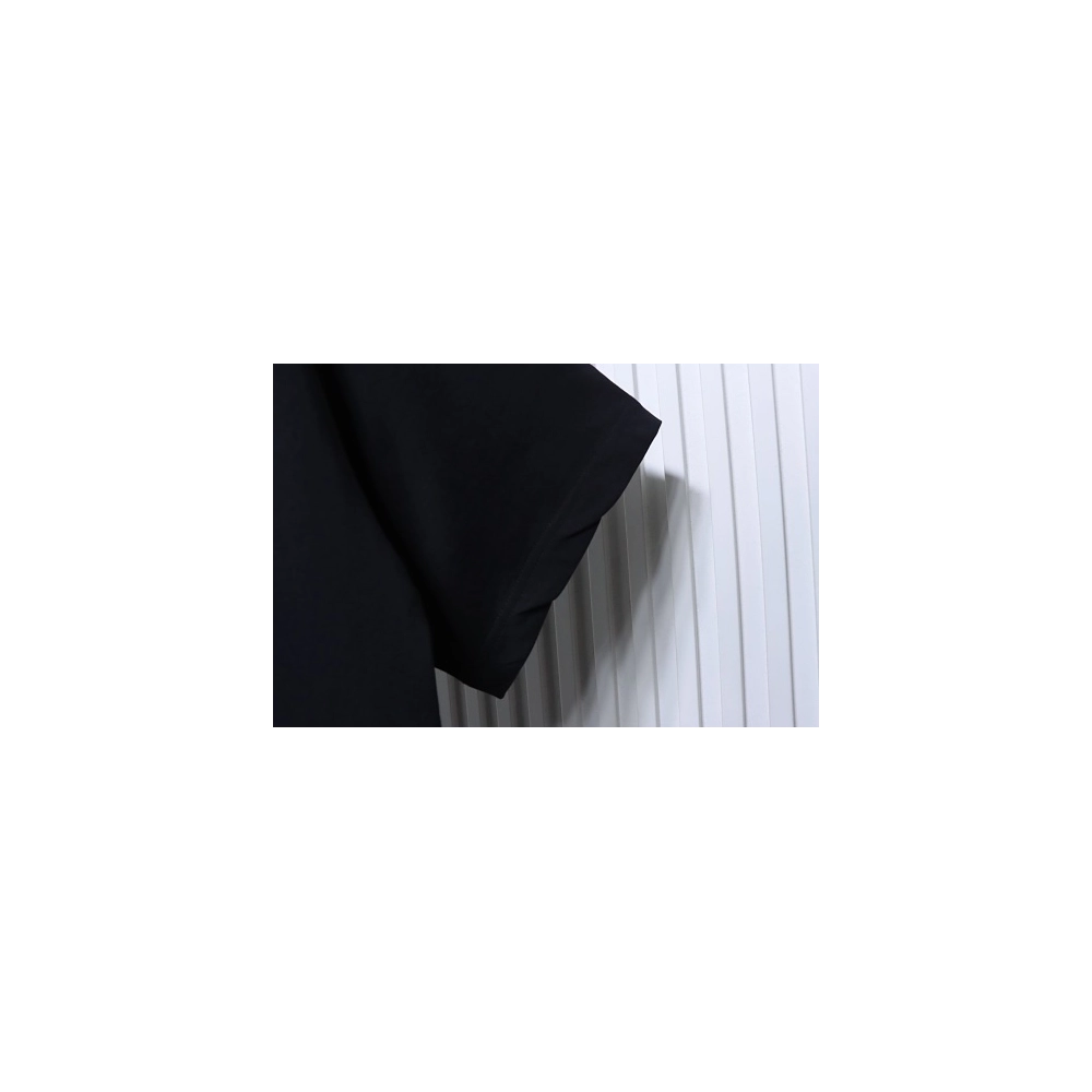 Balenciaga Inverted Letter Print T-Shirt Black,Balenciaga T-Shirts,T-Shirts,CLOTHES