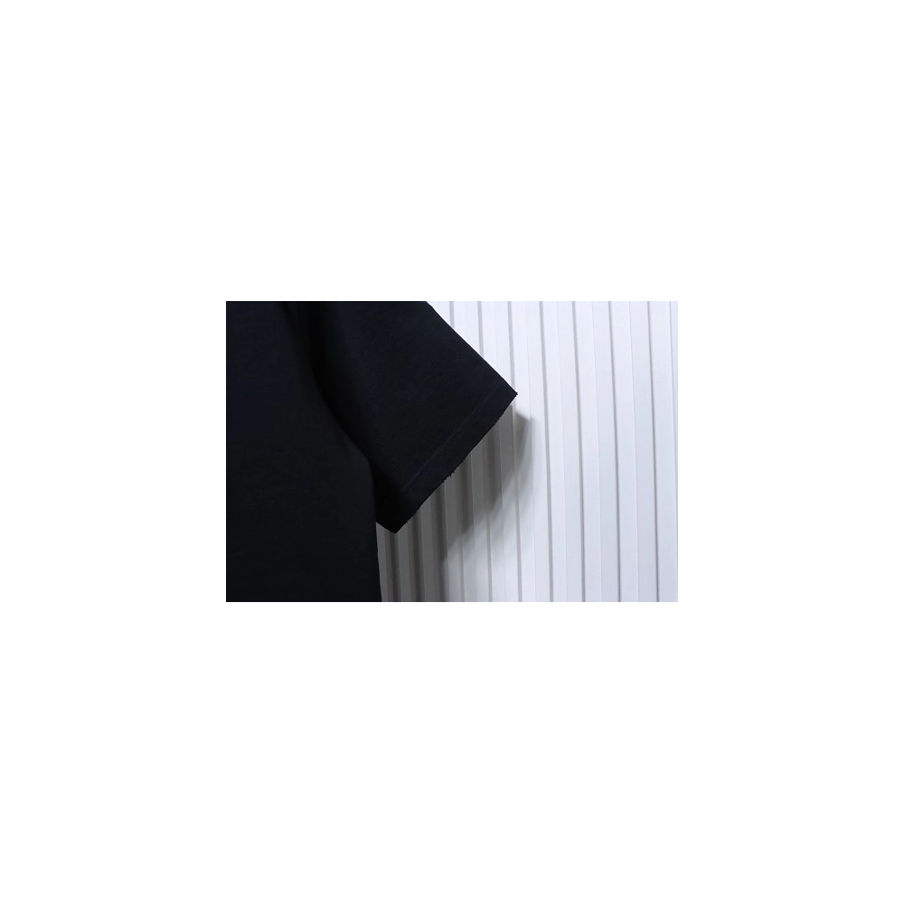 Balenciaga Ring-Print Letter T-Shirt Black,Balenciaga T-Shirts,T-Shirts,CLOTHES
