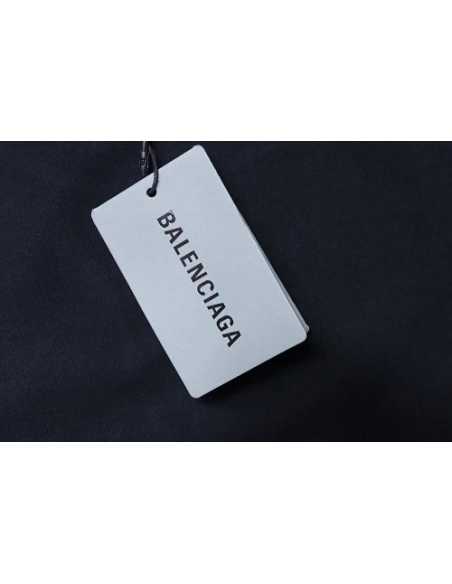 Balenciaga Ring-Print Letter T-Shirt Black,Balenciaga T-Shirts,T-Shirts,CLOTHES