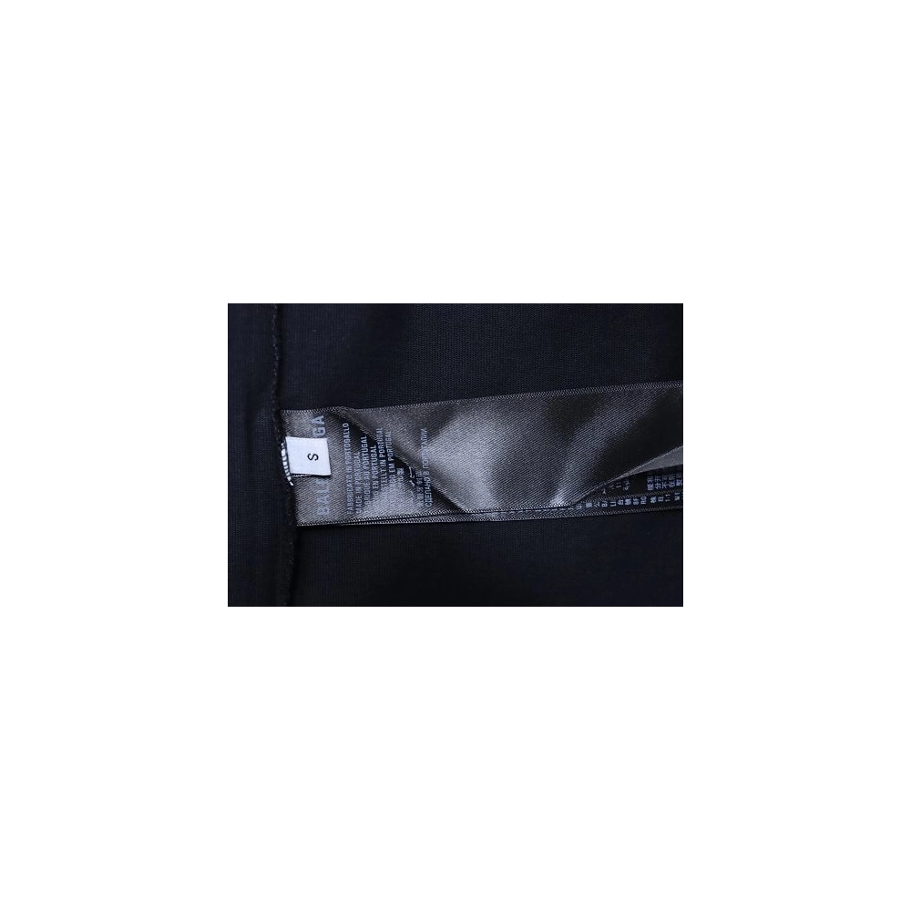Balenciaga Ring-Print Letter T-Shirt Black,Balenciaga T-Shirts,T-Shirts,CLOTHES