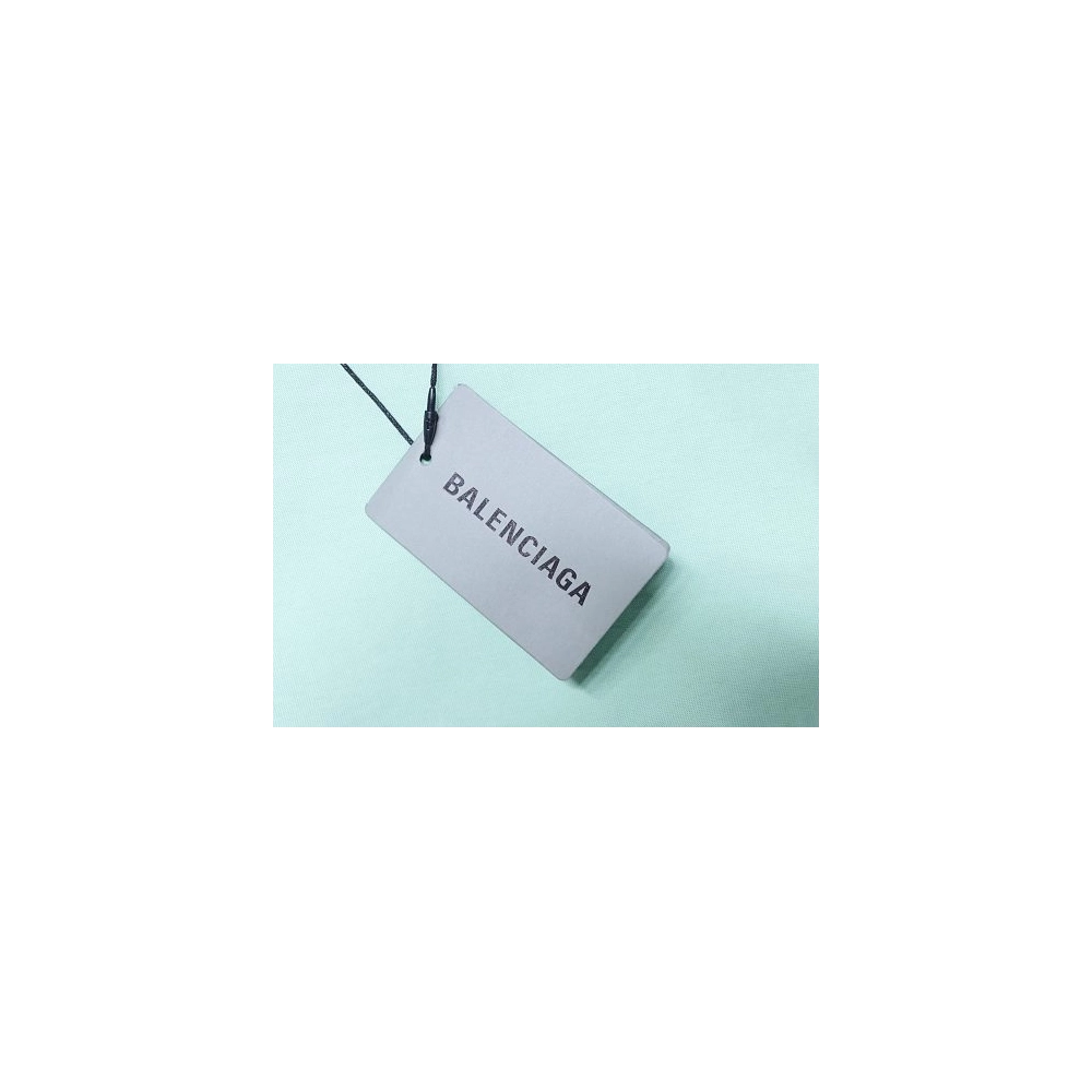 Balenciaga Ring-Print Letter T-Shirt Green,Balenciaga T-Shirts,T-Shirts,CLOTHES