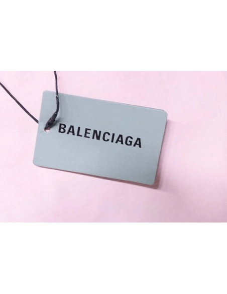 Balenciaga Ring-Print Letter T-Shirt Pink,Balenciaga T-Shirts,T-Shirts,CLOTHES