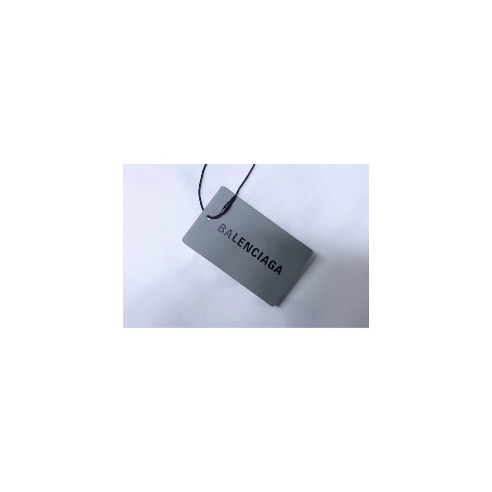 Balenciaga Ring-Print Letter T-Shirt White,Balenciaga T-Shirts,T-Shirts,CLOTHES