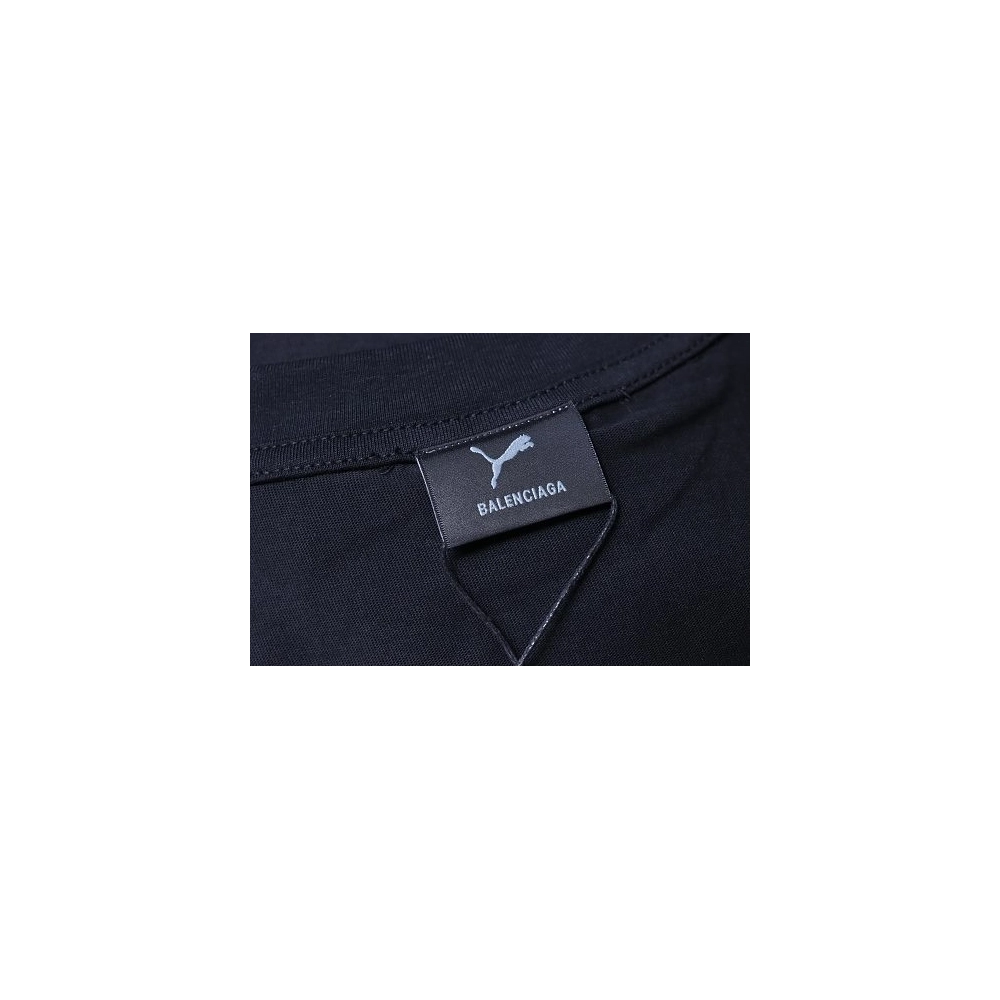 Balenciaga x Puma Printed T-Shirt Black,Balenciaga T-Shirts,T-Shirts,CLOTHES