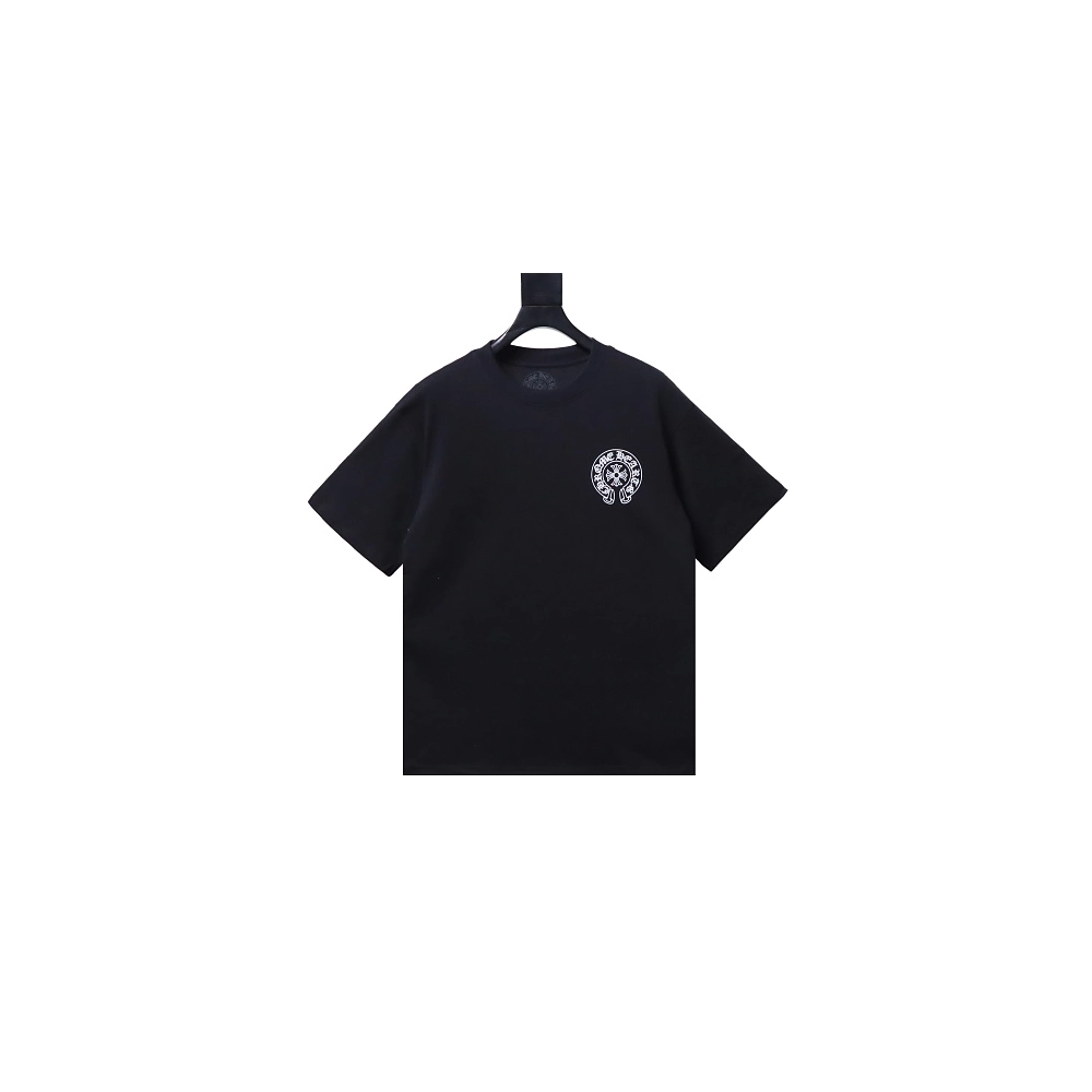 Chrome Hearts Flag Print T-shirt Black,Chrome Hearts T-Shirts,T-Shirts,CLOTHES