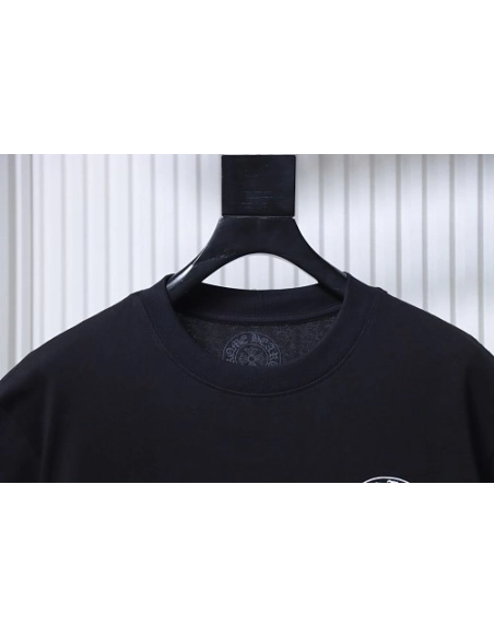Chrome Hearts Flag Print T-shirt Black,Chrome Hearts T-Shirts,T-Shirts,CLOTHES