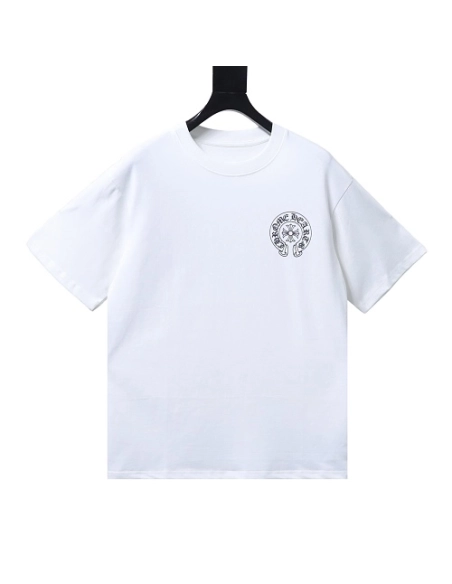 Chrome Hearts Flag Print T-shirt White,Chrome Hearts T-Shirts,T-Shirts,CLOTHES