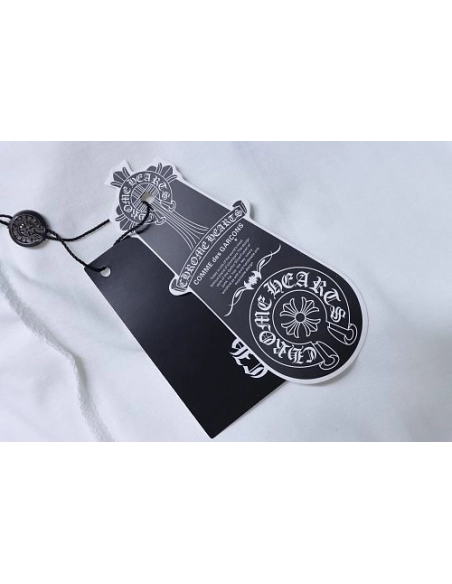 Chrome Hearts Flag Print T-shirt White,Chrome Hearts T-Shirts,T-Shirts,CLOTHES