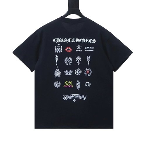 Chrome Hearts Multi-Element Collection T-shirt Black,Chrome Hearts T-Shirts,T-Shirts,CLOTHES