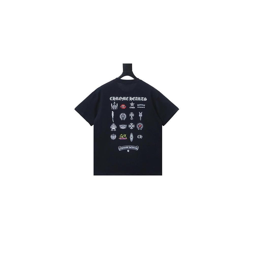 Chrome Hearts Multi-Element Collection T-shirt Black,Chrome Hearts T-Shirts,T-Shirts,CLOTHES