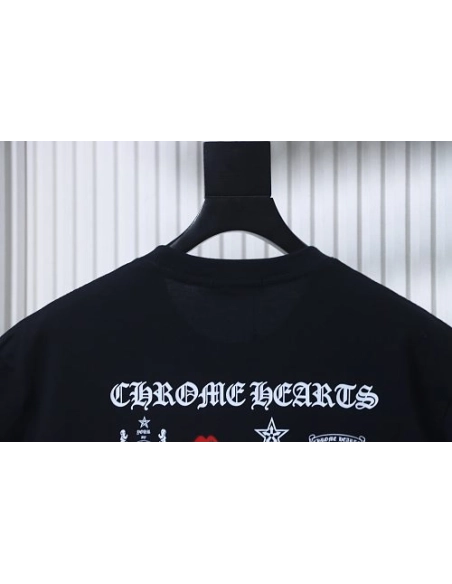 Chrome Hearts Multi-Element Collection T-shirt Black,Chrome Hearts T-Shirts,T-Shirts,CLOTHES