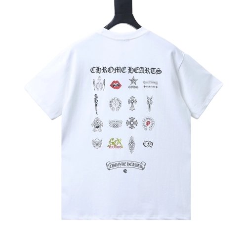 Chrome Hearts Multi-Element Collection T-shirt White,Chrome Hearts T-Shirts,T-Shirts,CLOTHES
