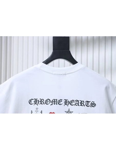 Chrome Hearts Multi-Element Collection T-shirt White,Chrome Hearts T-Shirts,T-Shirts,CLOTHES