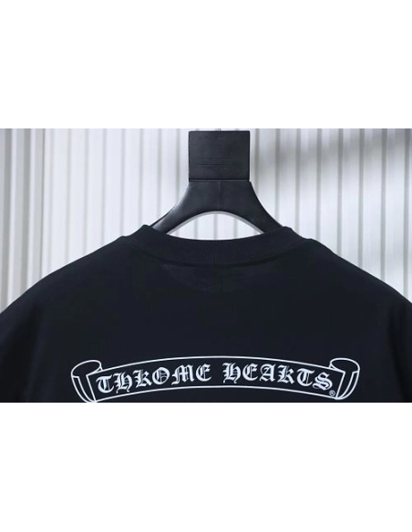 Chrome Hearts Nine-Panel Skull Print T-shirt Black,Chrome Hearts T-Shirts,T-Shirts,CLOTHES