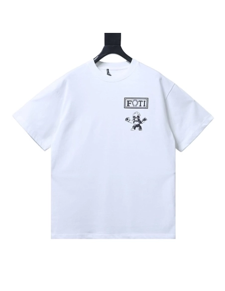 Chrome Hearts Nine-Panel Skull Print T-shirt White,Chrome Hearts T-Shirts,T-Shirts,CLOTHES