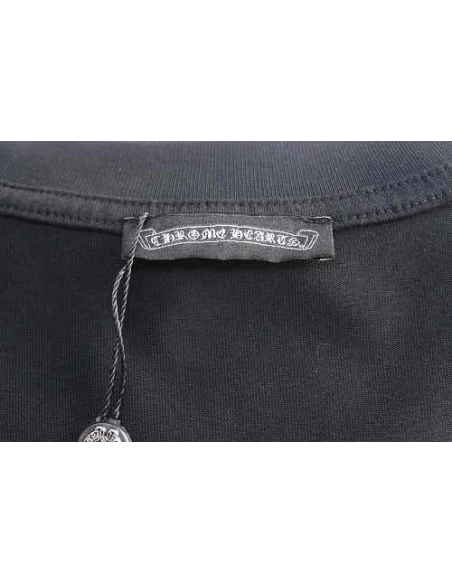 Chrome Hearts Sanskrit Cross Embroidered T-Shirt Black,Chrome Hearts T-Shirts,T-Shirts,CLOTHES