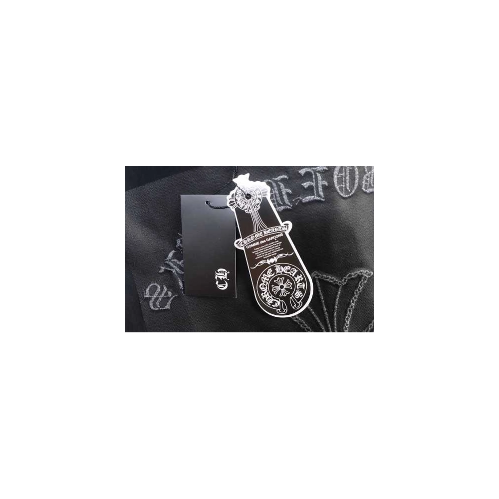 Chrome Hearts Sanskrit Cross Embroidered T-Shirt Black,Chrome Hearts T-Shirts,T-Shirts,CLOTHES
