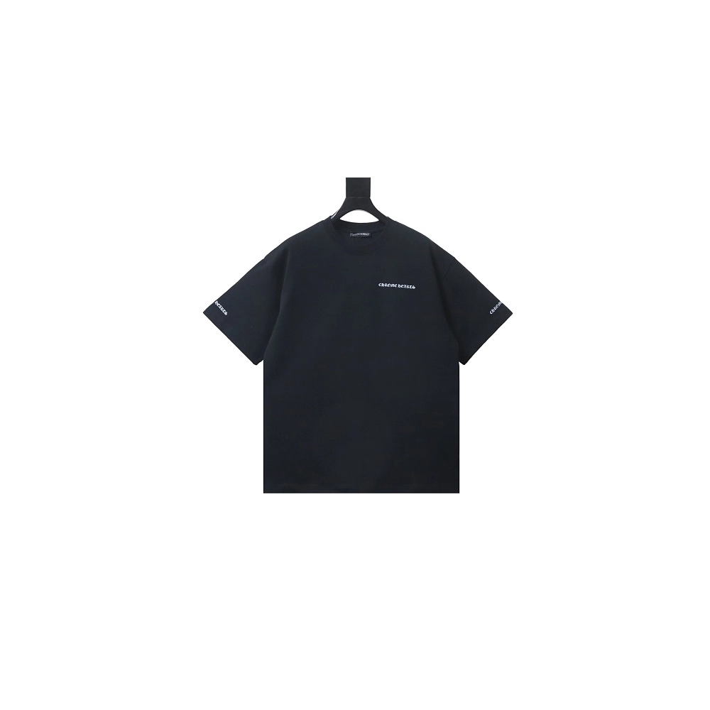Chrome Hearts Sanskrit Script Print T-shirt Black,Chrome Hearts T-Shirts,T-Shirts,CLOTHES