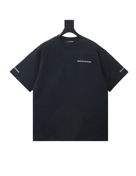 Chrome Hearts Sanskrit Script Print T-shirt Black,Chrome Hearts T-Shirts,T-Shirts,CLOTHES