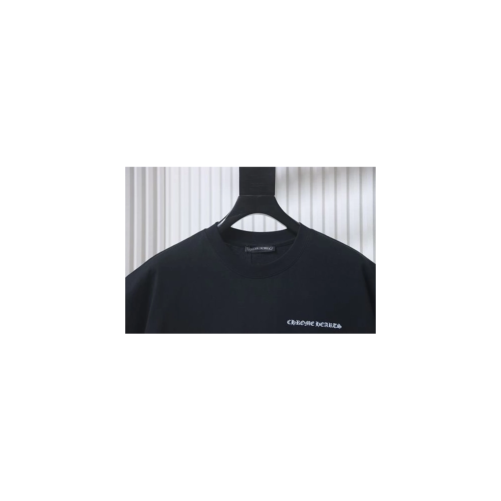 Chrome Hearts Sanskrit Script Print T-shirt Black,Chrome Hearts T-Shirts,T-Shirts,CLOTHES