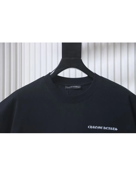 Chrome Hearts Sanskrit Script Print T-shirt Black,Chrome Hearts T-Shirts,T-Shirts,CLOTHES