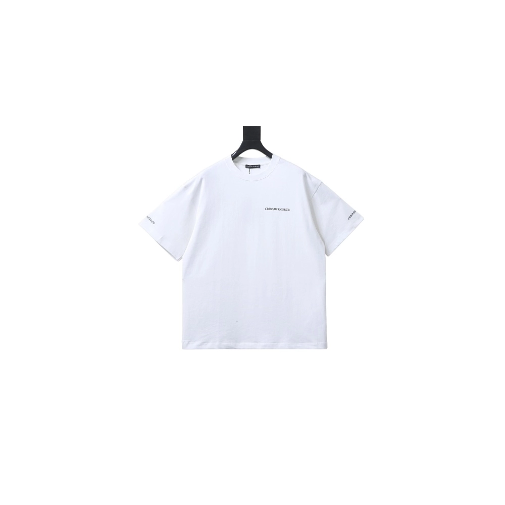 Chrome Hearts Sanskrit Script Print T-shirt White,Chrome Hearts T-Shirts,T-Shirts,CLOTHES