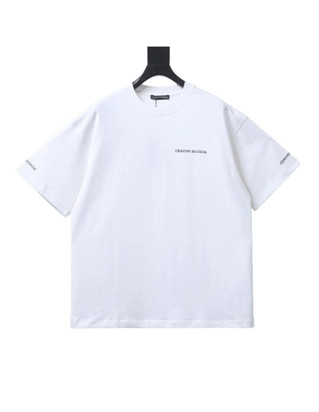 Chrome Hearts Sanskrit Script Print T-shirt White,Chrome Hearts T-Shirts,T-Shirts,CLOTHES