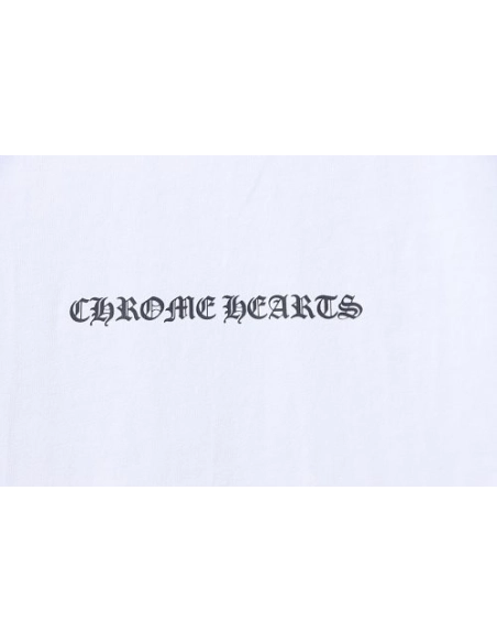 Chrome Hearts Sanskrit Script Print T-shirt White,Chrome Hearts T-Shirts,T-Shirts,CLOTHES