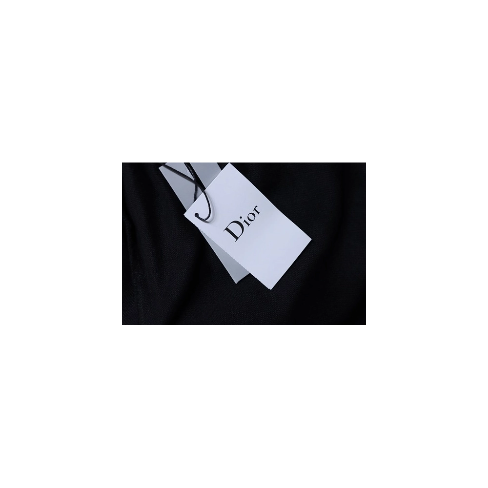 Dior Ink-Splatter Graffiti Embroidered Logo Shorts Black,Dior Shorts,Shorts,CLOTHES