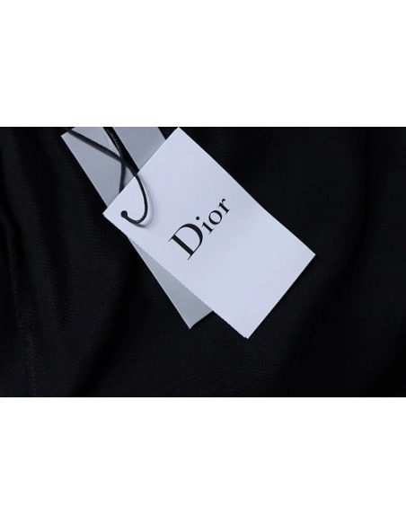 Dior Ink-Splatter Graffiti Embroidered Logo Shorts Black,Dior Shorts,Shorts,CLOTHES