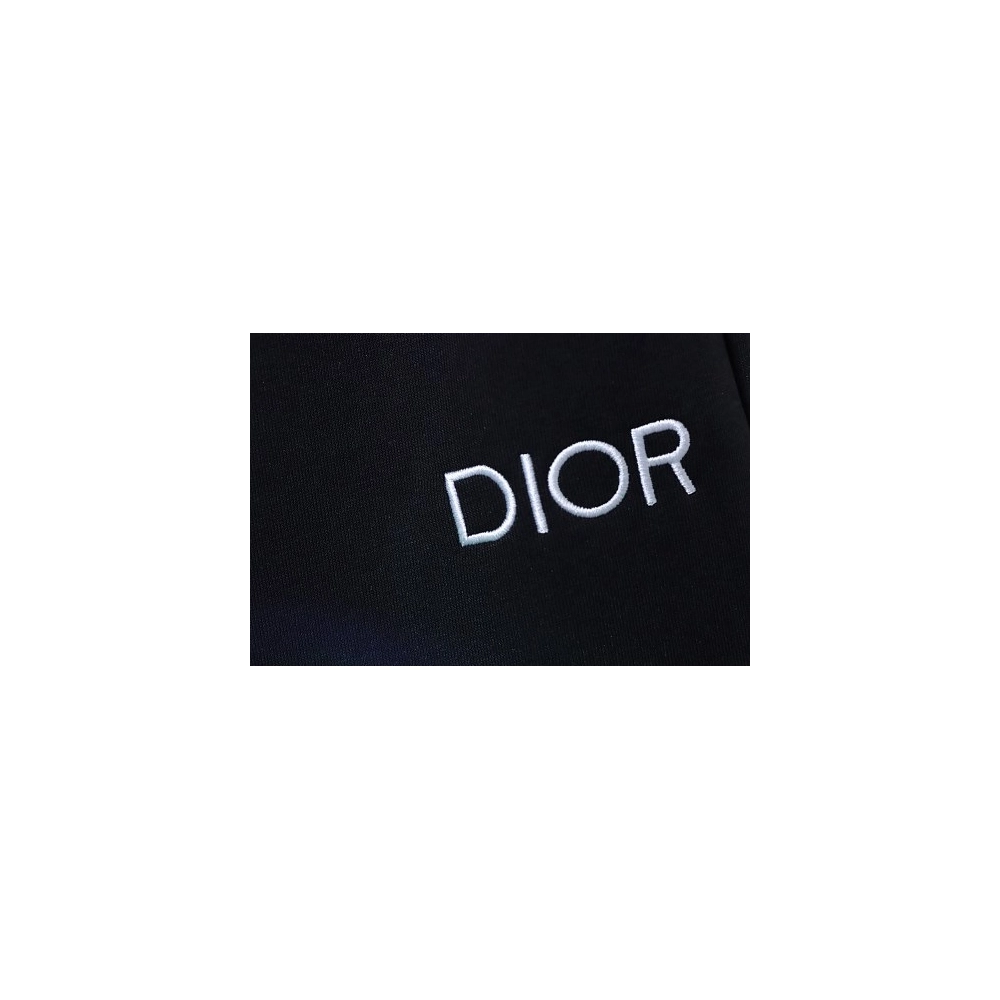 Dior Smoke-Effect Print Shorts Black,Dior Shorts,Shorts,CLOTHES