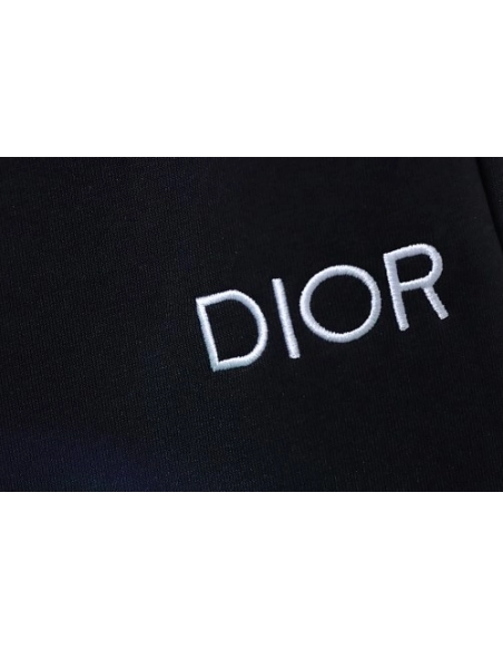 Dior Smoke-Effect Print Shorts Black,Dior Shorts,Shorts,CLOTHES