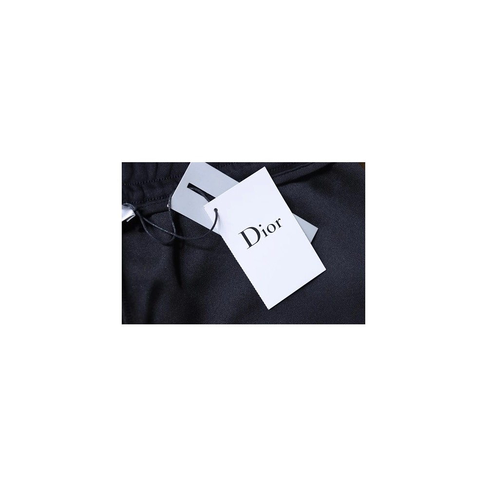 Dior Smoke-Effect Print Shorts Black,Dior Shorts,Shorts,CLOTHES