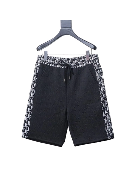 Dior Subtle Monogram Webbing Shorts Black,Dior Shorts,Shorts,CLOTHES