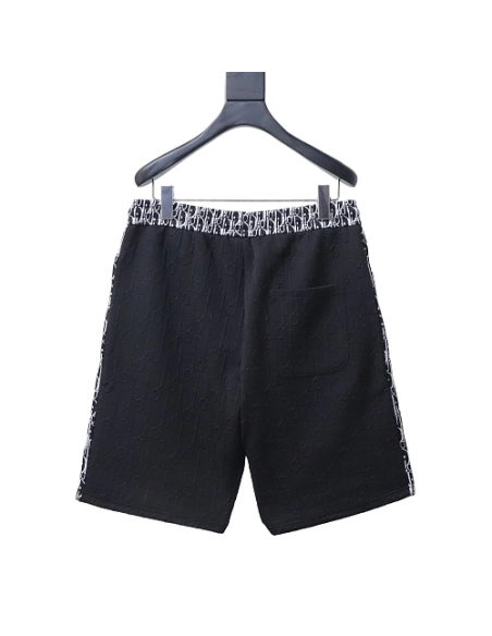 Dior Subtle Monogram Webbing Shorts Black,Dior Shorts,Shorts,CLOTHES