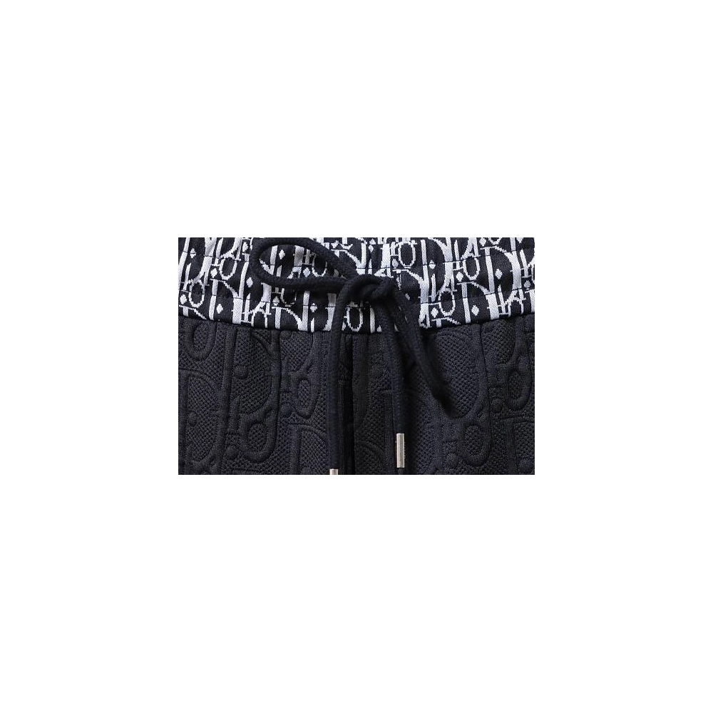 Dior Subtle Monogram Webbing Shorts Black,Dior Shorts,Shorts,CLOTHES