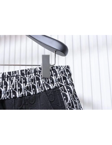 Dior Subtle Monogram Webbing Shorts Black,Dior Shorts,Shorts,CLOTHES