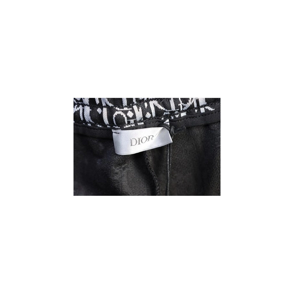 Dior Subtle Monogram Webbing Shorts Black,Dior Shorts,Shorts,CLOTHES