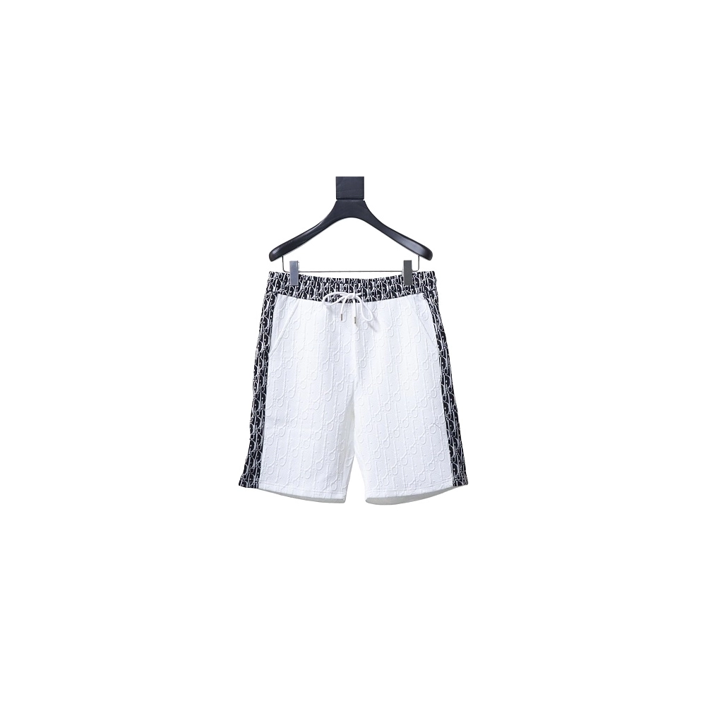 Dior Subtle Monogram Webbing Shorts White,Dior Shorts,Shorts,CLOTHES