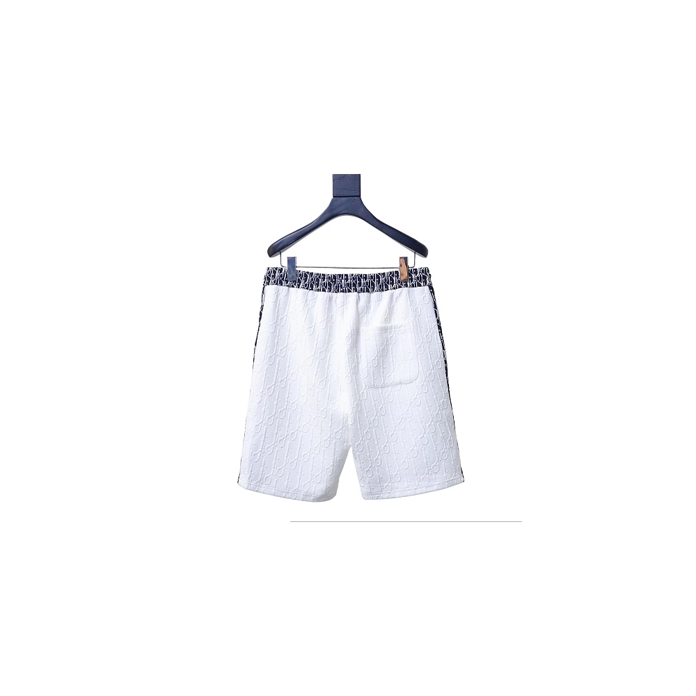 Dior Subtle Monogram Webbing Shorts White,Dior Shorts,Shorts,CLOTHES