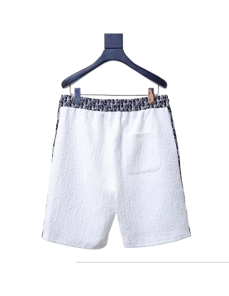 Dior Subtle Monogram Webbing Shorts White,Dior Shorts,Shorts,CLOTHES