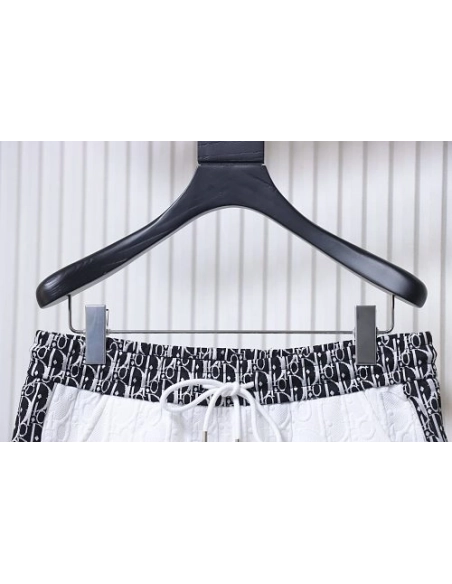 Dior Subtle Monogram Webbing Shorts White,Dior Shorts,Shorts,CLOTHES