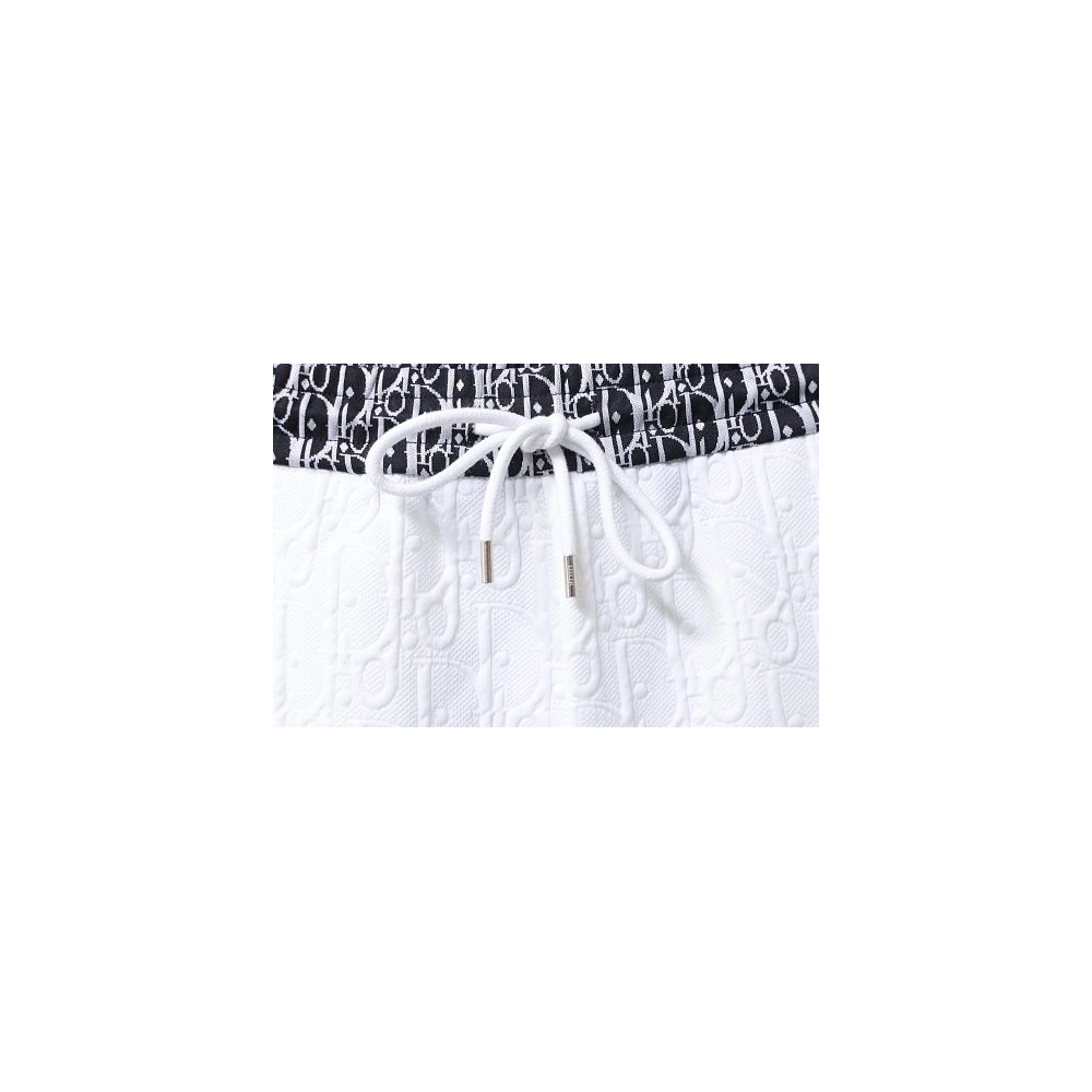 Dior Subtle Monogram Webbing Shorts White,Dior Shorts,Shorts,CLOTHES